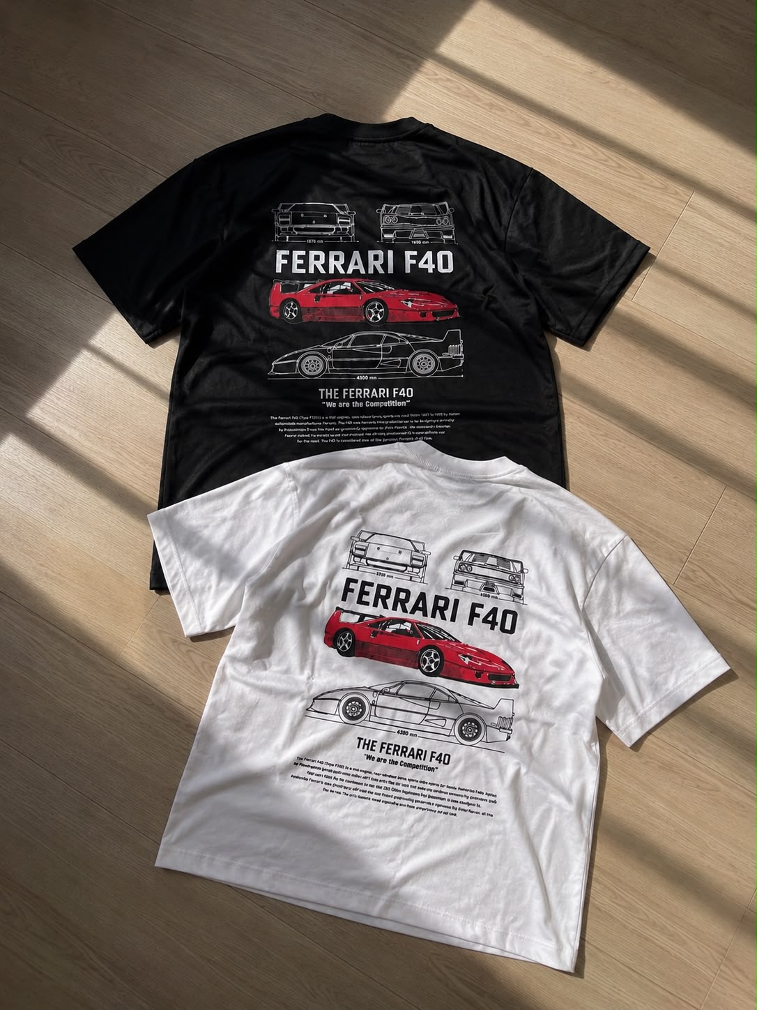 Ferrari Remera Blanco/Negro