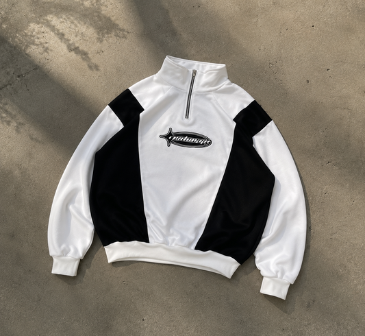 BUZOS OVERSIZE FRIZADOS BICOLOR