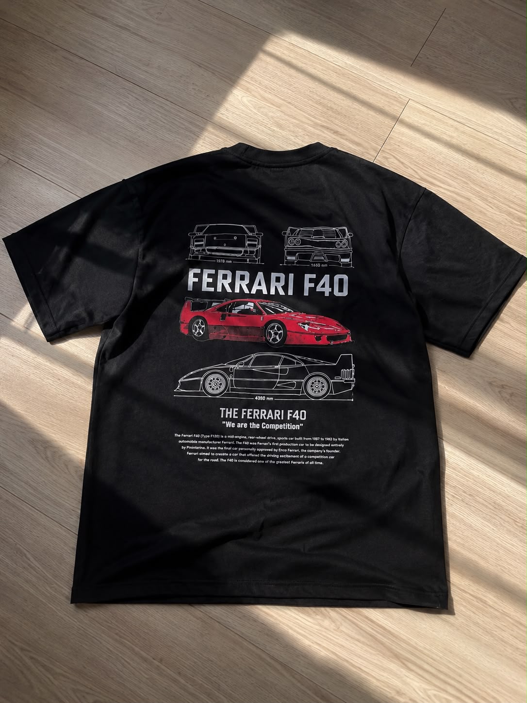 Ferrari Remera Blanco/Negro