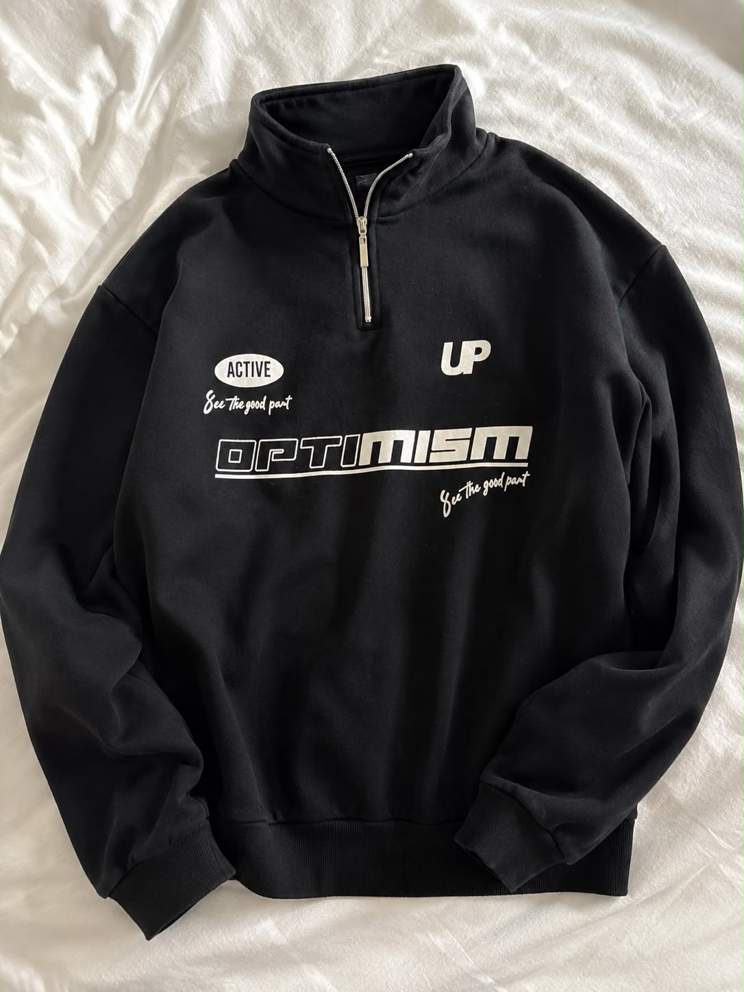 OPTIMISM HALF ZIP