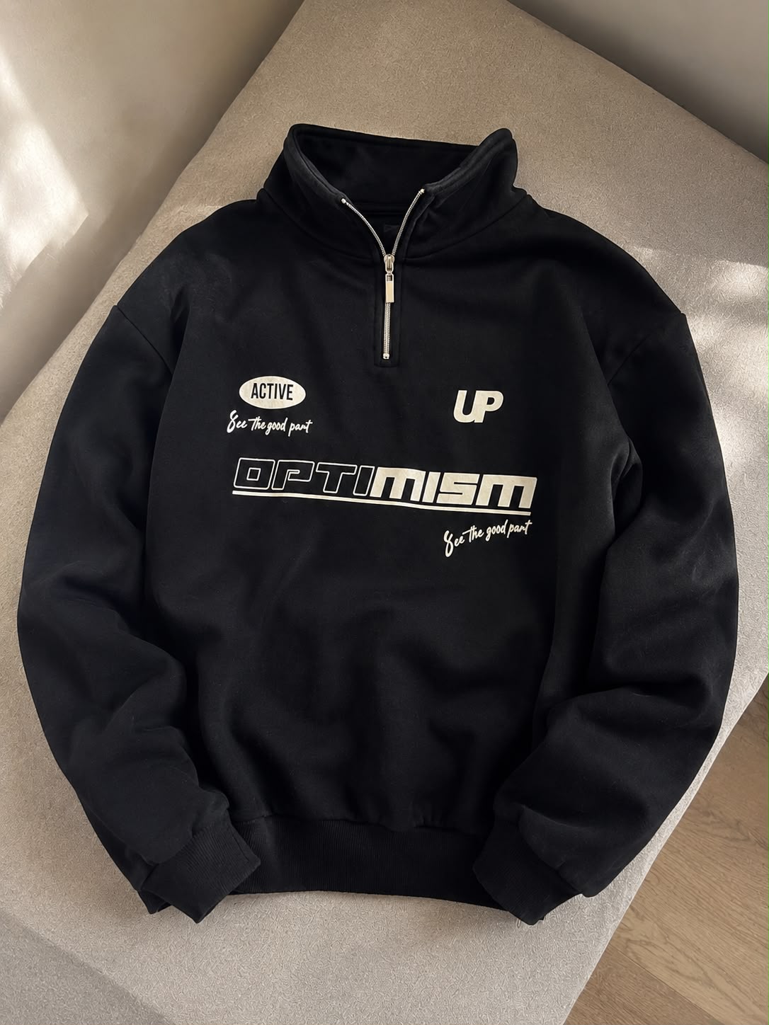 OPTIMISM HALF ZIP