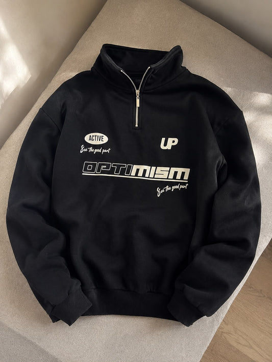 OPTIMISM HALF ZIP