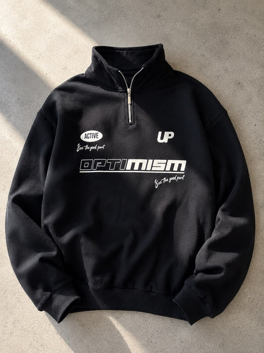 OPTIMISM HALF ZIP